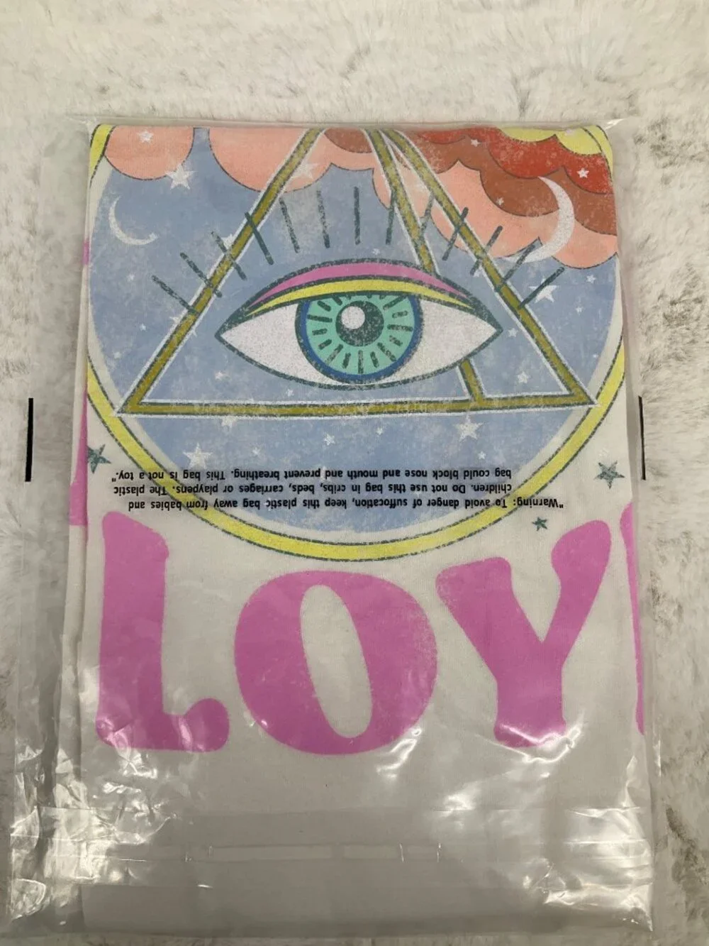 Pink Floyd Girls XXL 16/18 Oversized Graphic T Shirt, Art Class NEW with tags